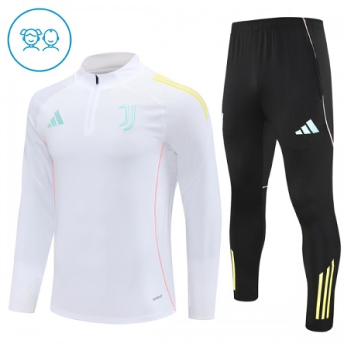 Juventus Training Huppari 2025-26 Neljännes Zip Valkoinen - Lasten Juventus Training Huppari 2025-26 Neljännes Zip Valkoinen - Lasten